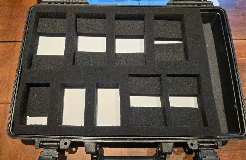 Goldback Guru Briefcase Pelican 1470 split level design holds $100k+