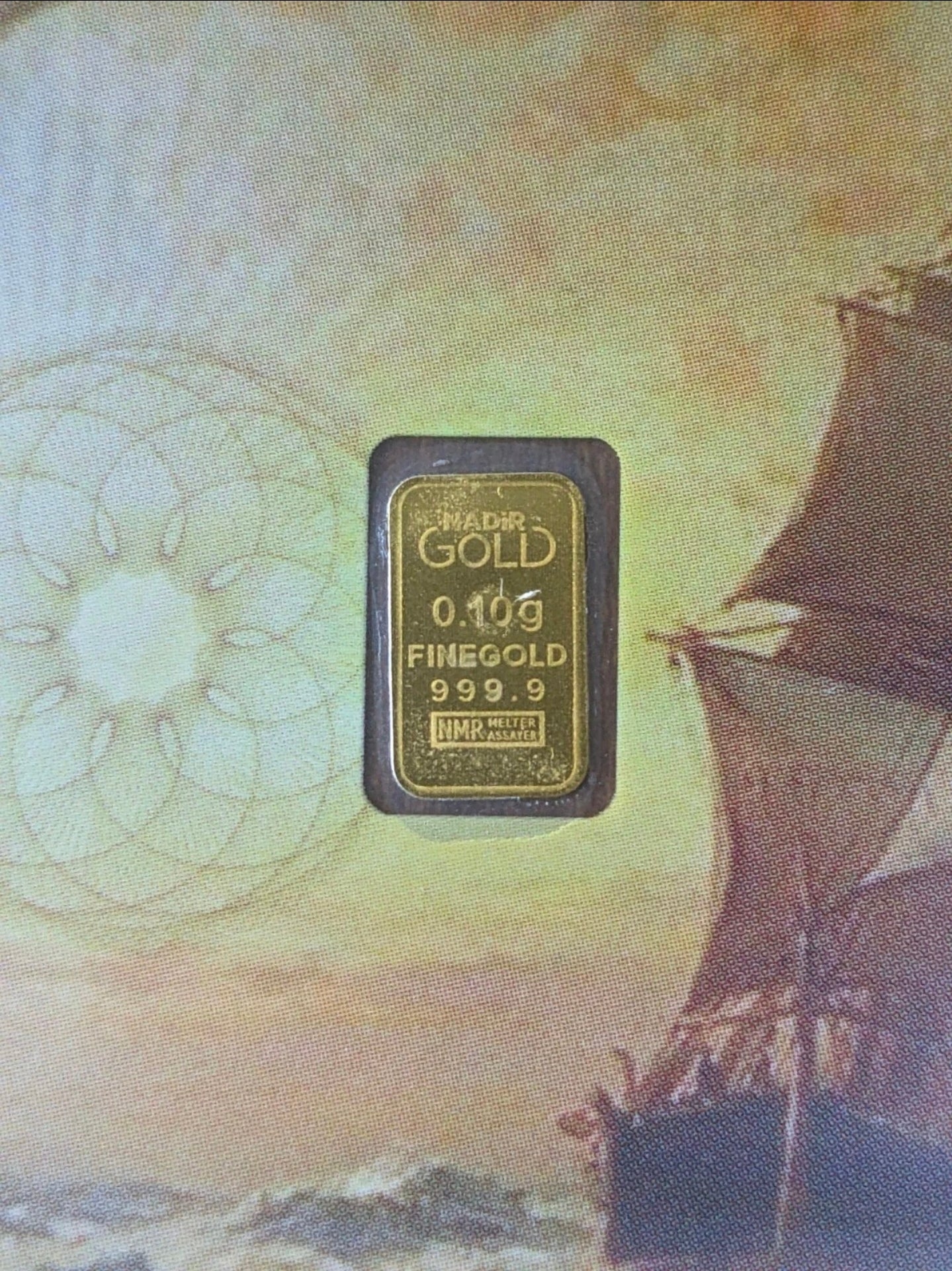 24K Gold Karatbars Nadir 1/10 0.1 Gram 999.9 Karatpay Cashgold