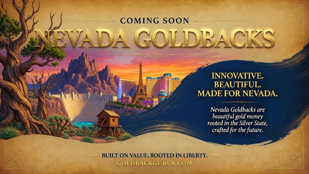 Nevada 25 Goldback (Modern Artwork)