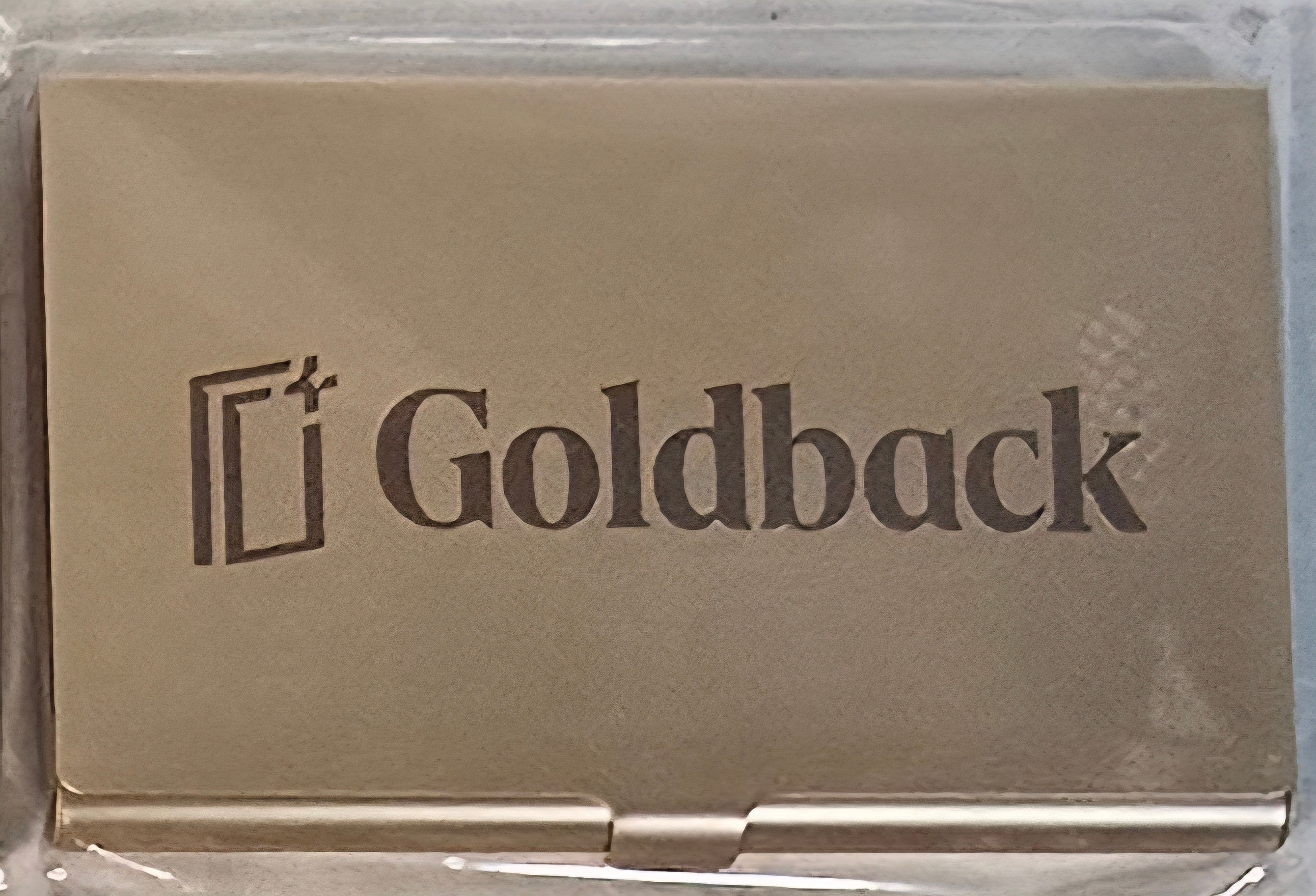 Goldback Gurus 1/4 Goldbacks Wallet Aluminum Metal Custom Engraved