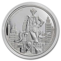 2024 Samoa 1 oz Silver DC Comics The Joker BU