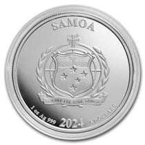2024 Samoa 1 oz Silver DC Comics The Joker BU