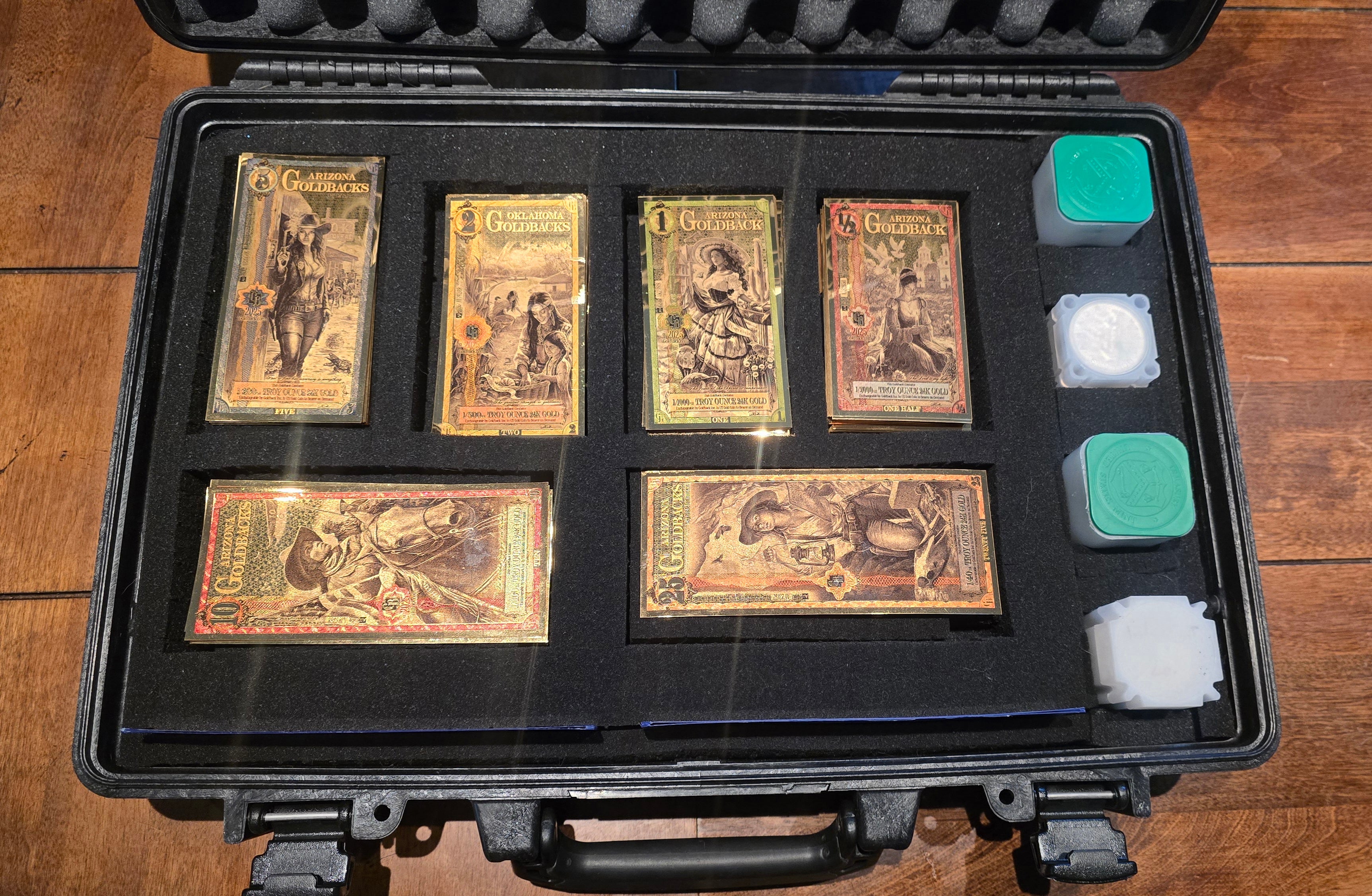 Custom Made Goldback Briefcase