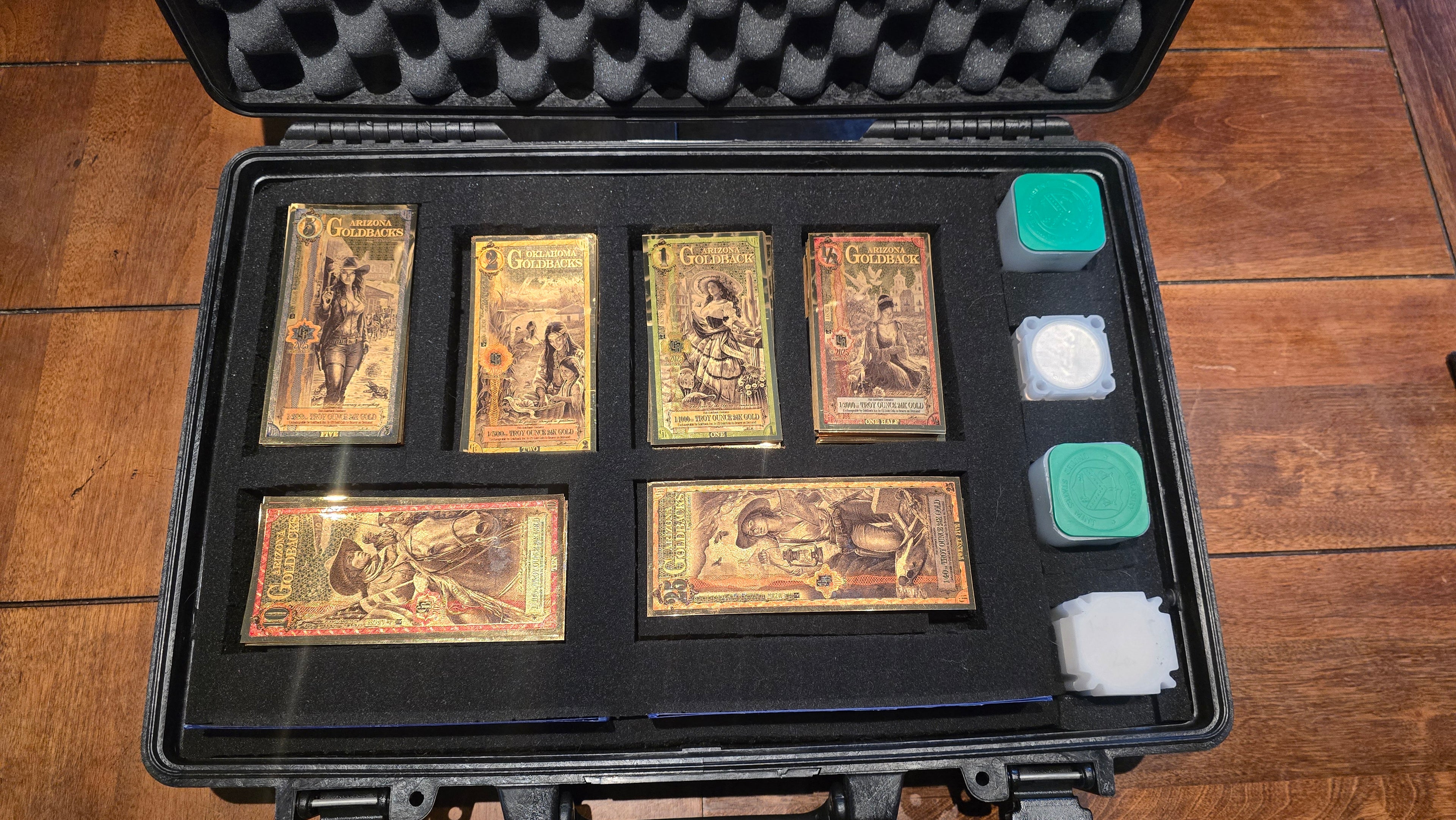 Custom Made Goldback Briefcase