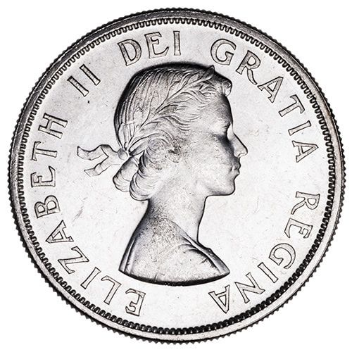 (AT SPOT!!!) 1958-1967 Canada Silver Dollar AU/BU (.800)