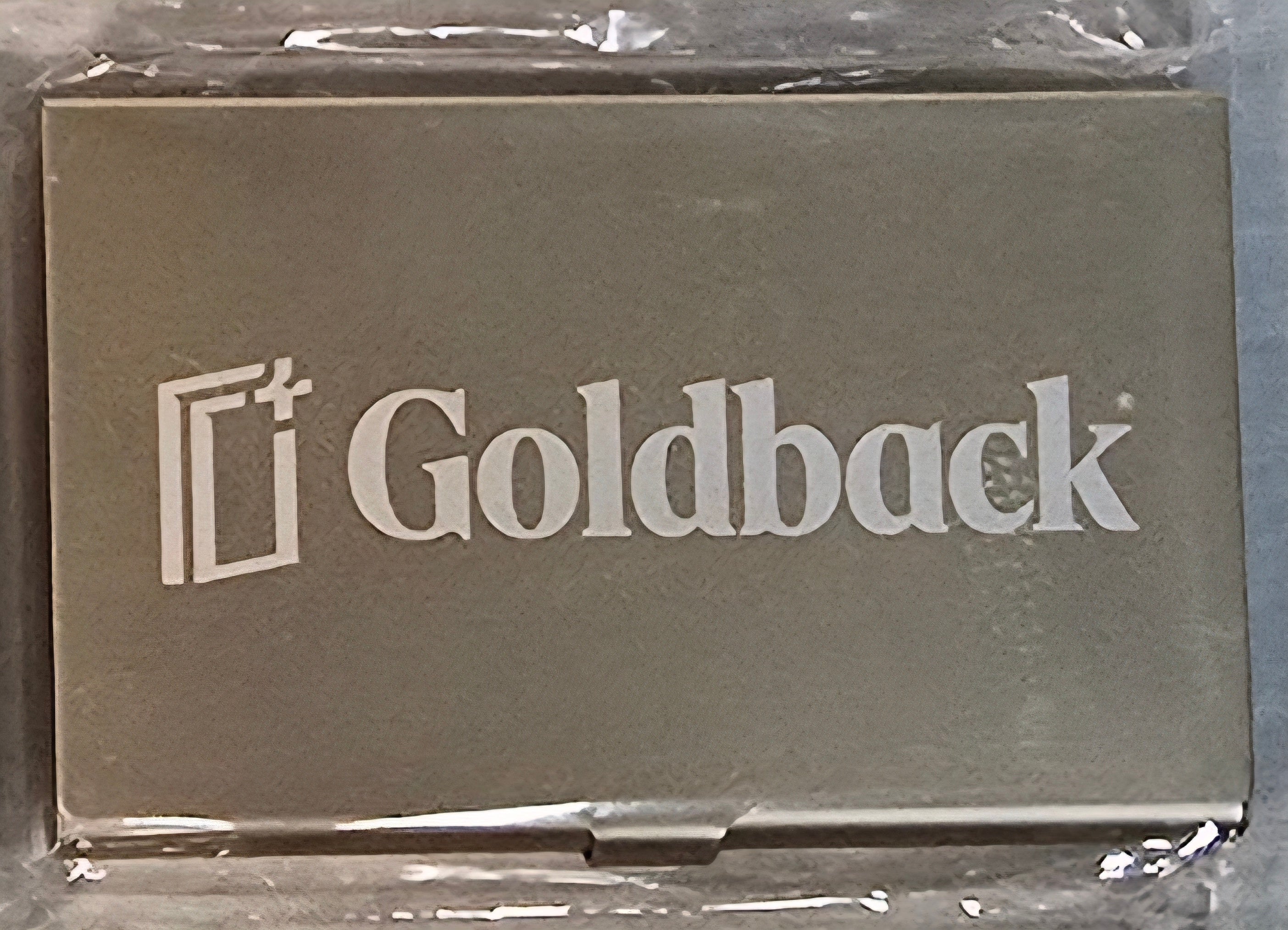 Goldback Gurus 1/4 Goldbacks Wallet Aluminum Metal Custom Engraved