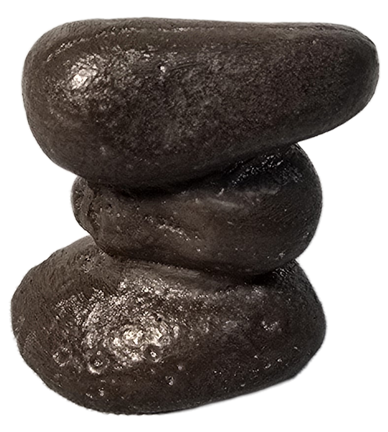 ~1oz 999 fine silver Rock Cairn Hand Poured Sand Cast