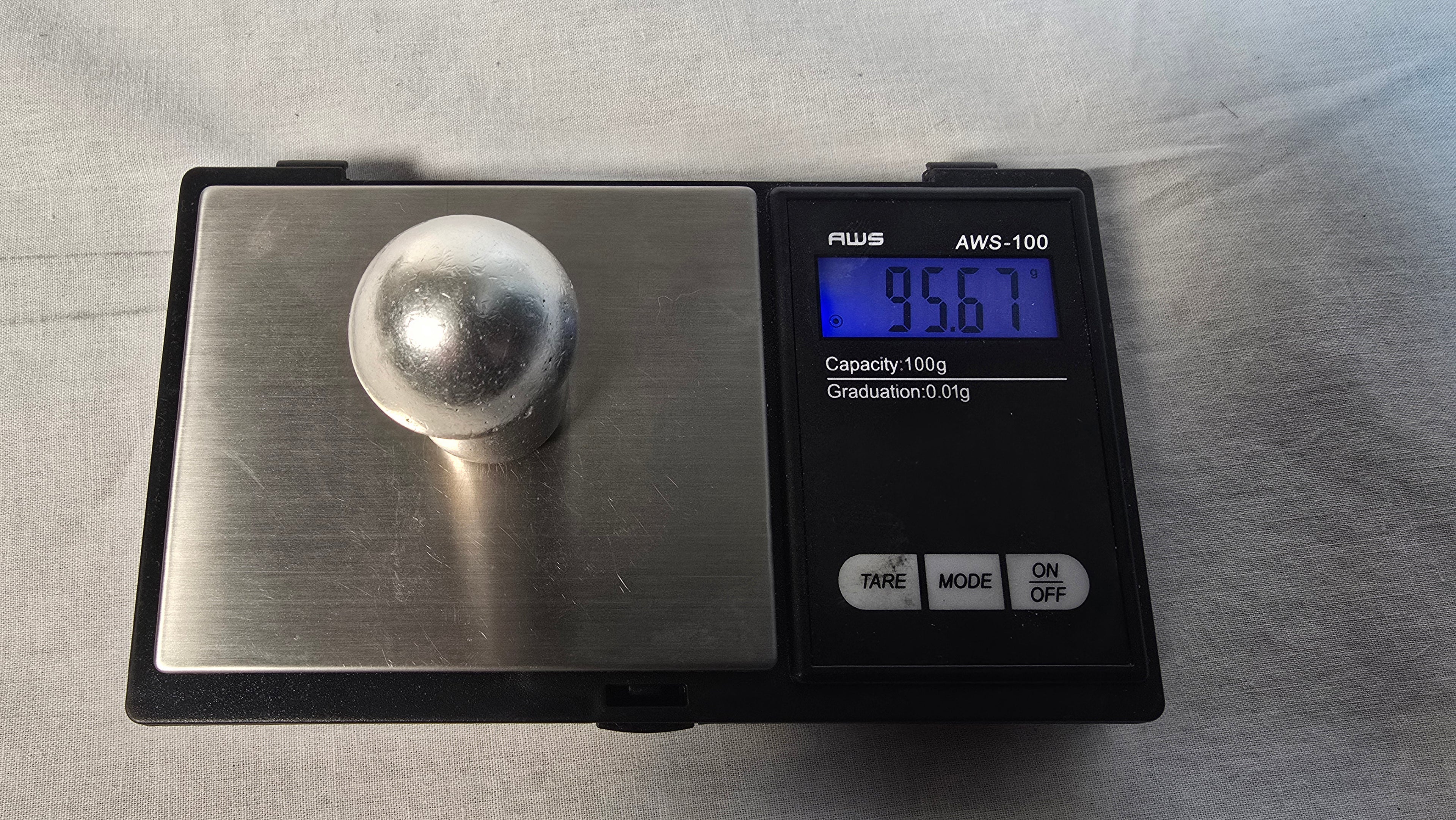 ~3oz 999 fine silver Mushroom Hand Poured Sand Cast