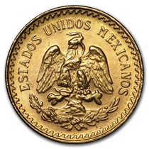 Mexico Gold 2 1/2 Pesos (Random) AU-BU
