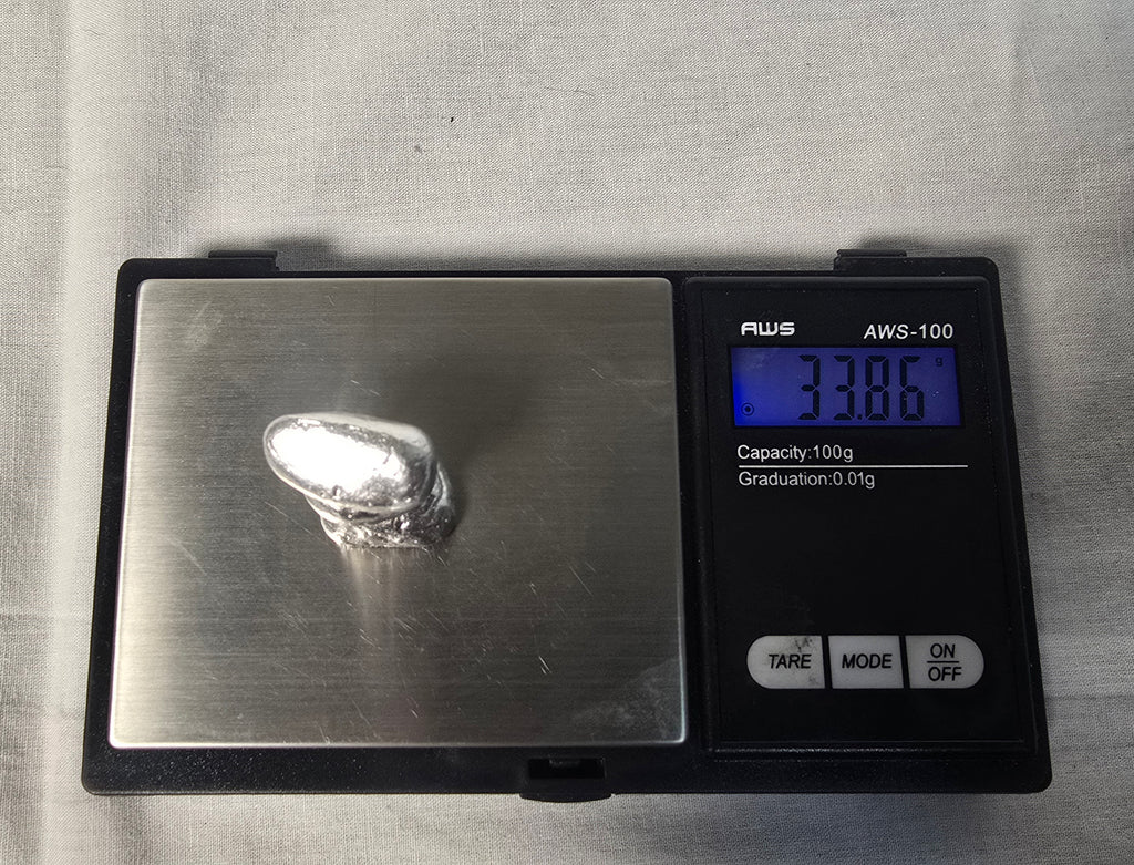 ~1oz 999 fine silver Rock Cairn Hand Poured Sand Cast