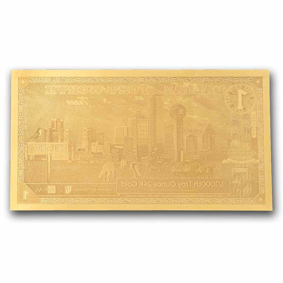 Dallas Fort Worth Texas 1 Goldback