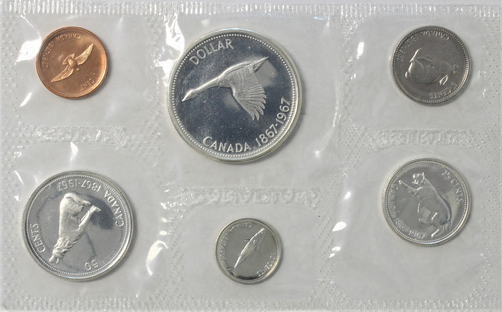 1967 Canada 6-Coin Silver Prooflike Set (1.11 ASW)