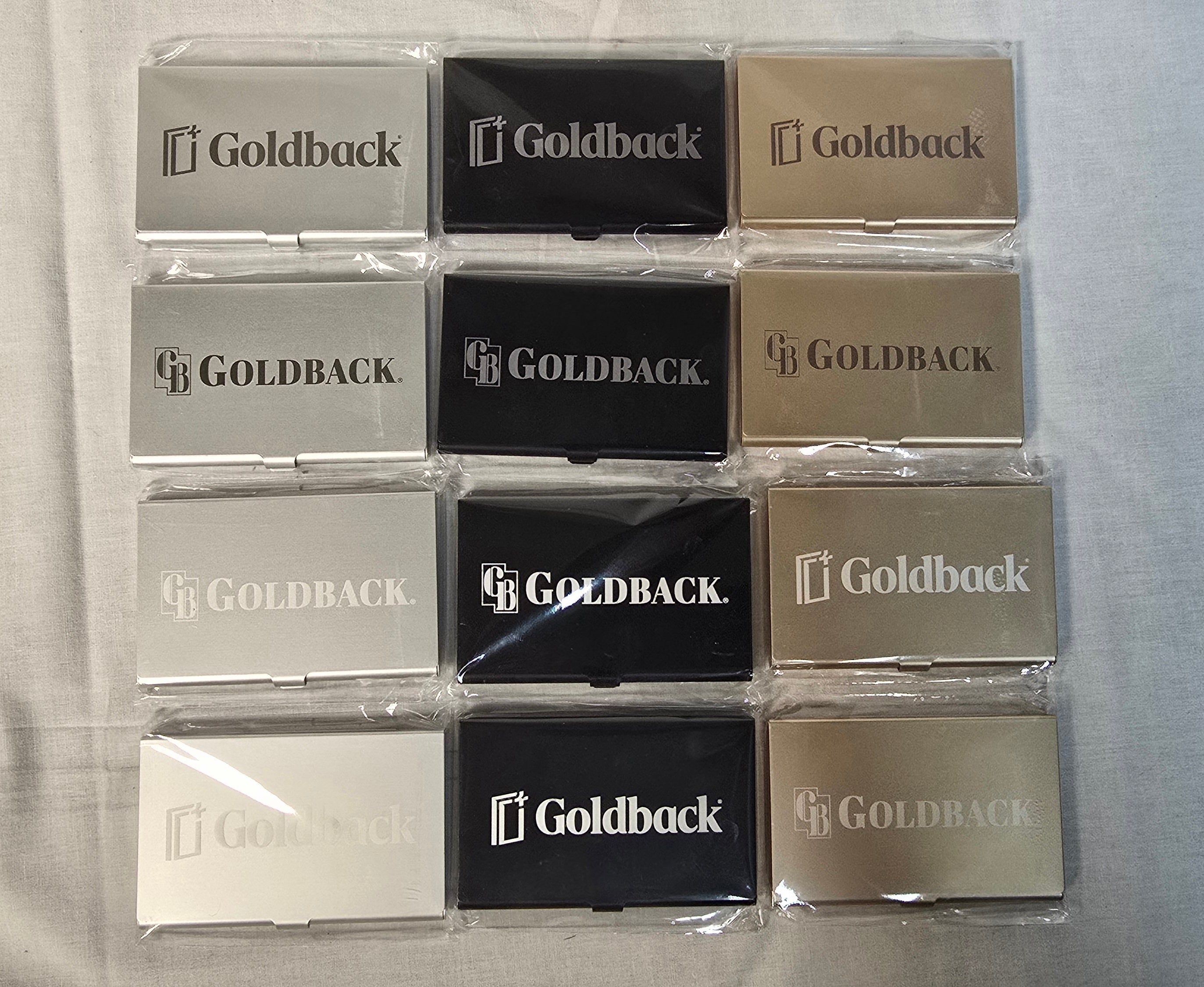 Goldback Gurus 1/4 Goldbacks Wallet Aluminum Metal Custom Engraved
