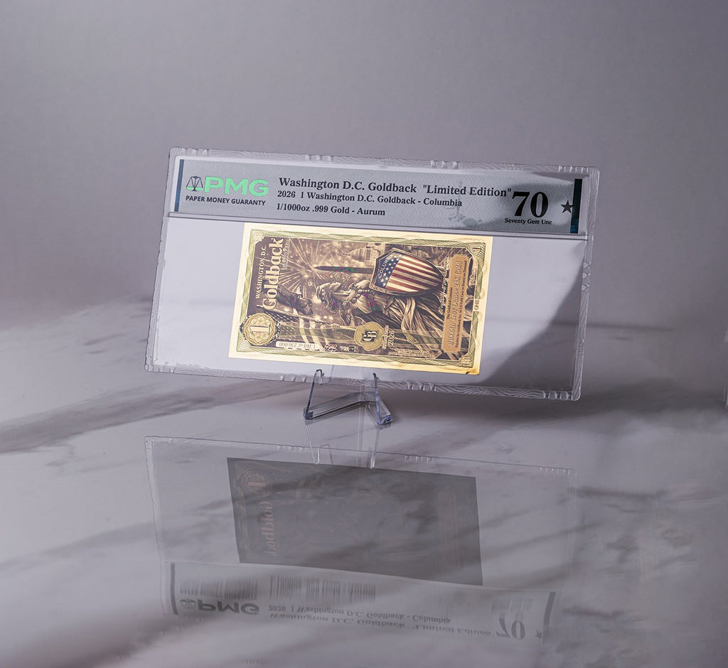 Washington D.C. Colorized Graded on display