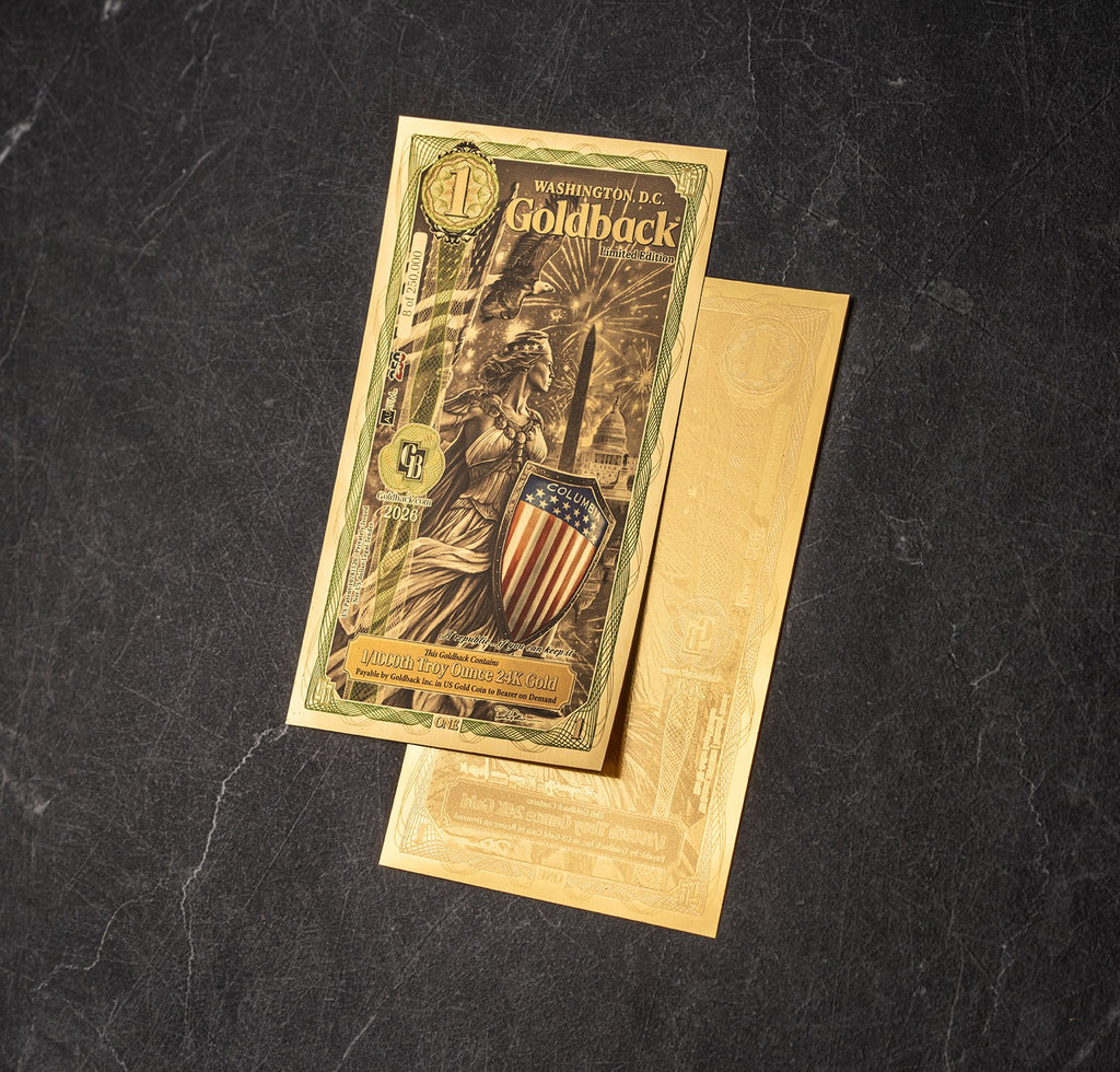 Washington D.C. 1 Goldback studio photograph